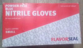 Powder-free Blue Nitrile Gloves 100ct. BRAND NEW SEALED - $37.61