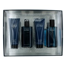 Cool Water by Davidoff, 4 Piece Gift Set for Men  - £55.44 GBP