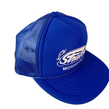 Mesh Trucker Snapback Hat Cap Blue Foam Front Stralow Inc Trucking Morri... - $7.95