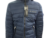 DIESEL Uomini Puffer W Hanks Hood Jacket Solido Blu Scuro Taglia M 00S2I... - $105.26