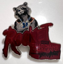 Rocket Raccoon Guardians Of The Galaxy Mission Breakout Marvel Disney Pin - £23.39 GBP