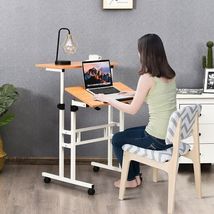 2 in 1 Height Adjustable Sit Standing Computer Desk - $2,578.42 MXN
