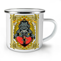 Evil Heart Scary NEW Enamel Tea Mug 10 oz | Wellcoda - £18.22 GBP
