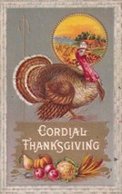 Cordial Thanksgiving Turkey Lockwood MO Postcard C01 - £2.35 GBP