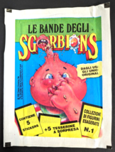 1990 Topps Garbage Pail Kids Sgorbions Series 1 Unopened Pack Italy GPK ... - £62.18 GBP