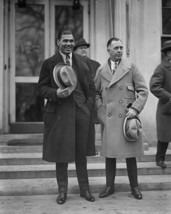 Heavyweight boxer Jack Dempsey and manager visit the White House Photo Print - £6.88 GBP+