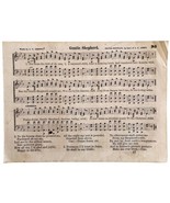 1865 Gentle Shepherd Victorian Sheet Music Small Page Rare Happy Voices ... - $34.17 CAD
