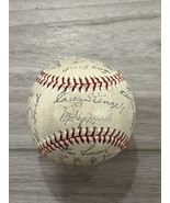 New York Yankees Vintage 1950s Signed Souvenir Baseball Facsimile Mickey... - $98.99