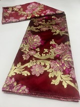 5 Yard Bronzing Fabric Embroidery Tissu Swiss Voile Lace Fabric Bridal Dress New - £63.06 GBP