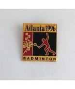 Vintage 1996 Atlanta Badminton Olympic Lapel Hat Pin - $18.20 CAD