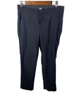 Simply Vera Wang Dress Pants 10 Black Pull On Stretch Waist Pockets Care... - $15.44 CAD