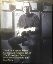Bonhams Auction Catalog Eric Clapton Sale March 2011 NYC Guitars Amps+ - £27.52 GBP