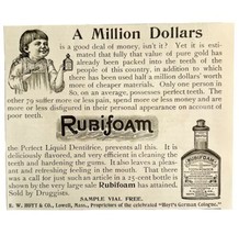 Rubifoam Tooth Powder Hoyt And Co 1894 Advertisement Victorian Dental AD... - £9.78 GBP