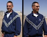 USAF AIR FORCE IMPROVED PHYSICAL TRAINING REFLECTIVE PTU JACKET ALL SIZES - £23.73 GBP