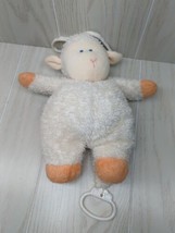 Child of Mine Carters plush lamb sheep orange feet hanging crib toy NO MUSIC - £7.90 GBP