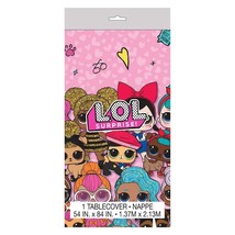 LOL Surprise Plastic Table Cover Birthday Party Supplies 1 Per Package by Unique - £5.19 GBP