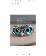 New Vintage Demon Eye Owl Ring Unisex Retro Animal Open Adjustable Ring ... - £75.70 GBP
