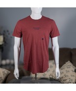 Abercrombie &amp; Fitch Shirt Mens Color Brown Crew Neck Preppy Curved Hem S... - $409.23 MXN
