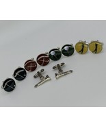 5 Pairs VTG Golfing Golf Lover Cufflinks Mix Lot Enamel Club Ball Tee Hi... - $459.58 MXN