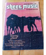 Sheet Music Magazine - June/July 1979 | Standard Edition Country Music - $16.50 CAD