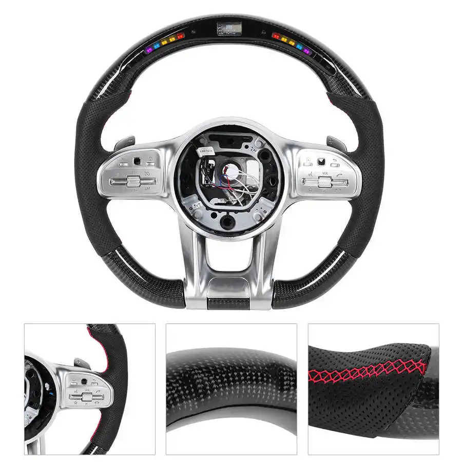 AMG Performance LED Race Digital Display Steering Wheel for Mercedes-Benz A/B/ - £866.55 GBP