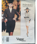 Vogue 1581 Paris Original Dress,Surplice Front Shirt Dress,Cuff Sleeve S... - $45.00