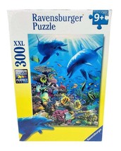 Ravensburger Underwater Adventure Puzzle Dolphin Ocean 300 XXL Piece New... - $24.49