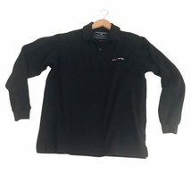 Vtg Polo Sport Sportsman Ralph Lauren Blk L/S Shirt Work M Explorers Travelers - £27.99 GBP
