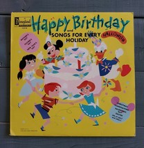 Happy Birthday And Songs For Every Holiday, Disneyland DQ 1214 - $292.81 MXN