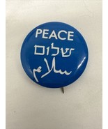 OLD VINTAGE  PEACE PIN BACK BUTTON COLLECTIBLE - €7,27 EUR