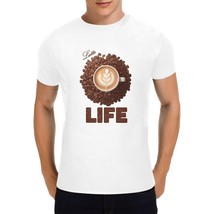 Unisex Shirt – Latte Life – White - 2XL - £13.49 GBP