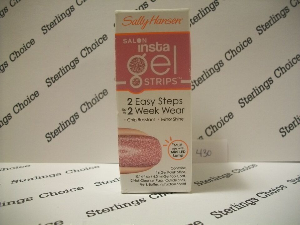 Sally Hansen Salon Insta Gel Strips #430 Pinkies Up! - $5.93