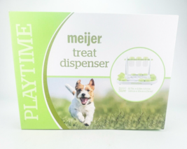 Meijer Dog Treat Dispenser Playtime Puzzle Flip Spin Dispense Treats Int... - $19.34
