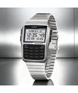 Calculator Watch Men Phonebook Alarm Chronograph Stainless Steel Bracele... - $34.64