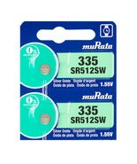 Murata 335 Battery SR512SW 1.55V Silver Oxide Watch Button Cell (10 Batt... - £4.38 GBP+