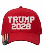 Trump 2028 Hat Embroidered Adjustable KATI or USA300 Hat with USA Brim Hat - $26.99