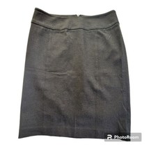 Mossimo Skirt Womens 8 Gray Pencil Rear Zip Career Lined Knee Business Attire - £10.08 GBP