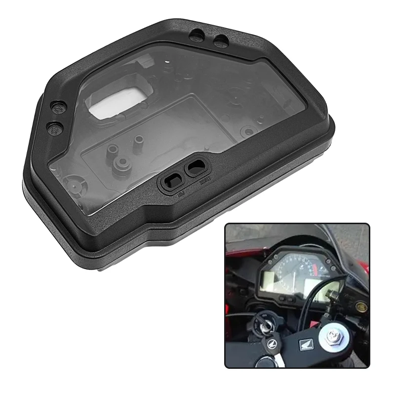 Motorcycle Instrument Case Speedometer Tachometer Gauge Housing Cover Fo... - £25.77 GBP
