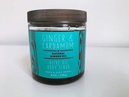 Bath &amp; Body Works Ginger And Cardamom Olive Oil Body Scrub RARE NEW - £29.40 GBP