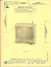 Sams Photofact - Set 847 - Folder 1 - Nov 1966 - Admiral Chassis H1-1A, H2-1A - £17.18 GBP