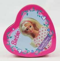 1996 Barbie Doll Russell Stover Candies Valentine Chocolates Empty Tin Cannister - £11.89 GBP
