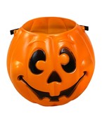 Grand Venture Foam Jack-O-Lantern Pumpkin Pail Halloween Bucket Blow Mold - $14.40