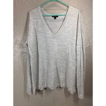 Lane Bryant Sweater V Neck Fine Merino Wool Womens Gray Metallic Plus Si... - $408.81 MXN