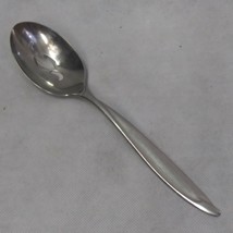 International Silver Americana Slotted Serving Spoon Stainless Steel Pierced - $16.95