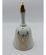 Porcelain bell 1776-1976 American Bicentennial with gilded eagle hand/ma... - $18.05 CAD