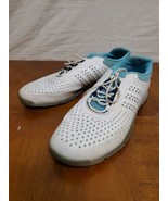 Adidas Adipure Bluglow Sport Golf Shoes Q44740 Women&#39;s Turquoise And White  - $13.06