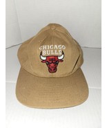  - Chicago Bulls - Mitchell &amp; Ness NBA Hat Adjustable   Beige  - £16.76 GBP
