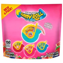 Gummy Roll 4 Count Variety Pack Individual Gummy Easter Candy with Assorted Frui - £18.05 GBP