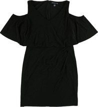 American Living Womens Cold Shoulder Popover Dress Size 18 Color Black - $108.89