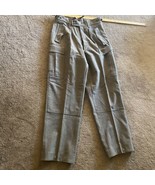 Vintage 60s F. Seidel West German Military Wool Cargo Trousers 32x31 - $122.69 CAD